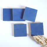 Royal Blue Zellige 4x4 Tile - Glossy Finish Kitchen Backsplash & Bath - Handtile