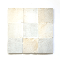Blanc White Zellige Tile Squares 4x4 - Handtile