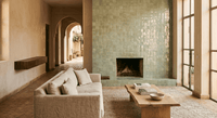 Celadon Mint Zellige Square Tile 4x4 - Handtile