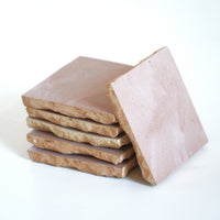 Dusty Rose Blush Zellige tile 4x4 - Handtile