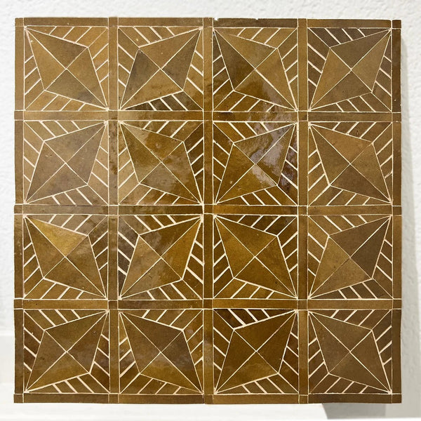 Caramel Clay Customized Made Zellige Tiles (Per Sqft)