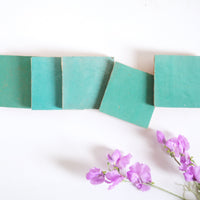 Menthe Teal Green Zellige Tile Squares 4x4 - Handtile