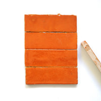 Saffron Orange 6x2 Bejmat Zellige - Handtile