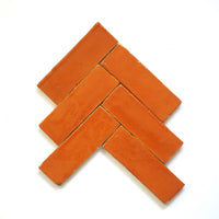 Saffron Orange 6x2 Bejmat Zellige - Handtile